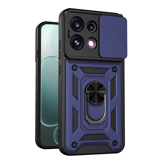 Coque pour Oppo Reno16 F / Reno16 FS, Techsuit, CamShield, Bleue