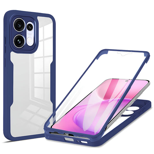 Coque pour Oppo Reno16 F / Reno16 FS, Techsuit, ColorVerse 360, Bleue