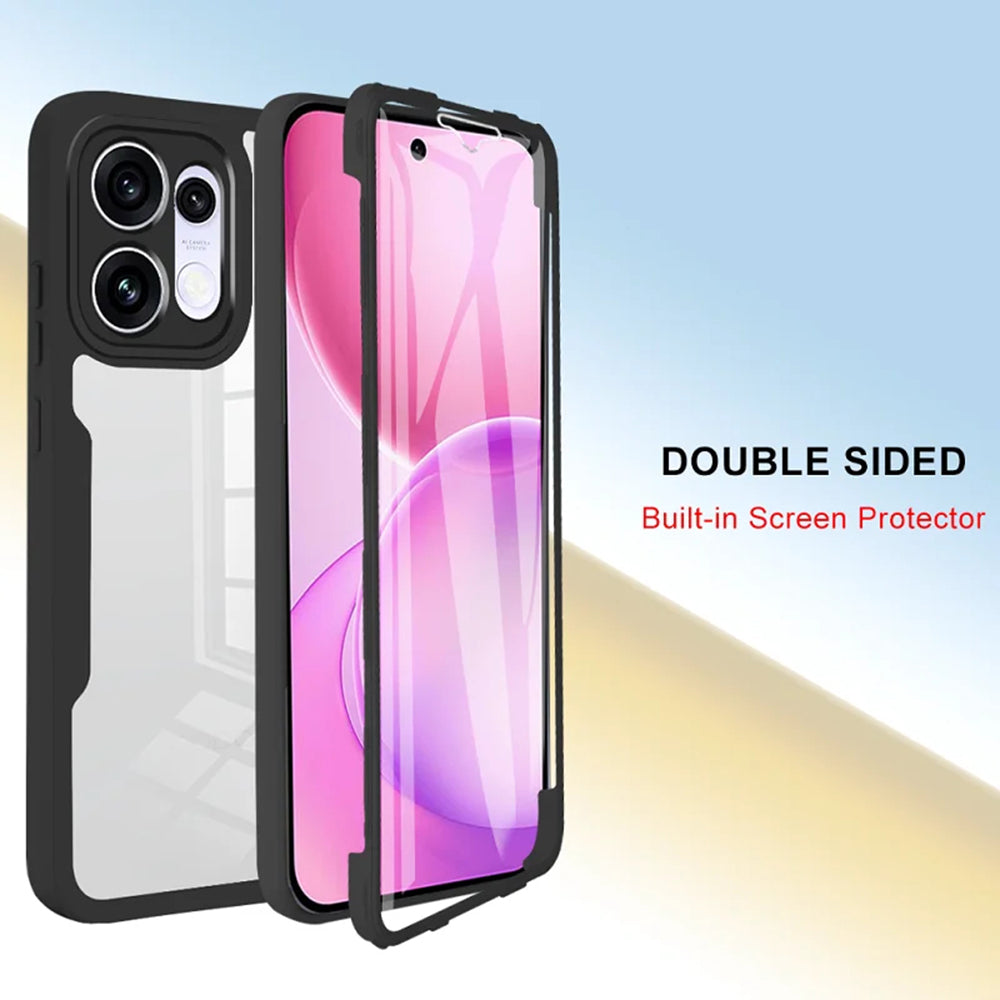 Hülle für Oppo Reno16 F / Reno16 FS, Techsuit, ColorVerse 360, Schwarz