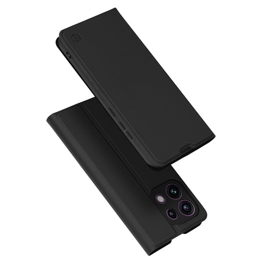 Coque pour Oppo Reno16 F / Reno16 FS, Techsuit, Magskin Book, Noire