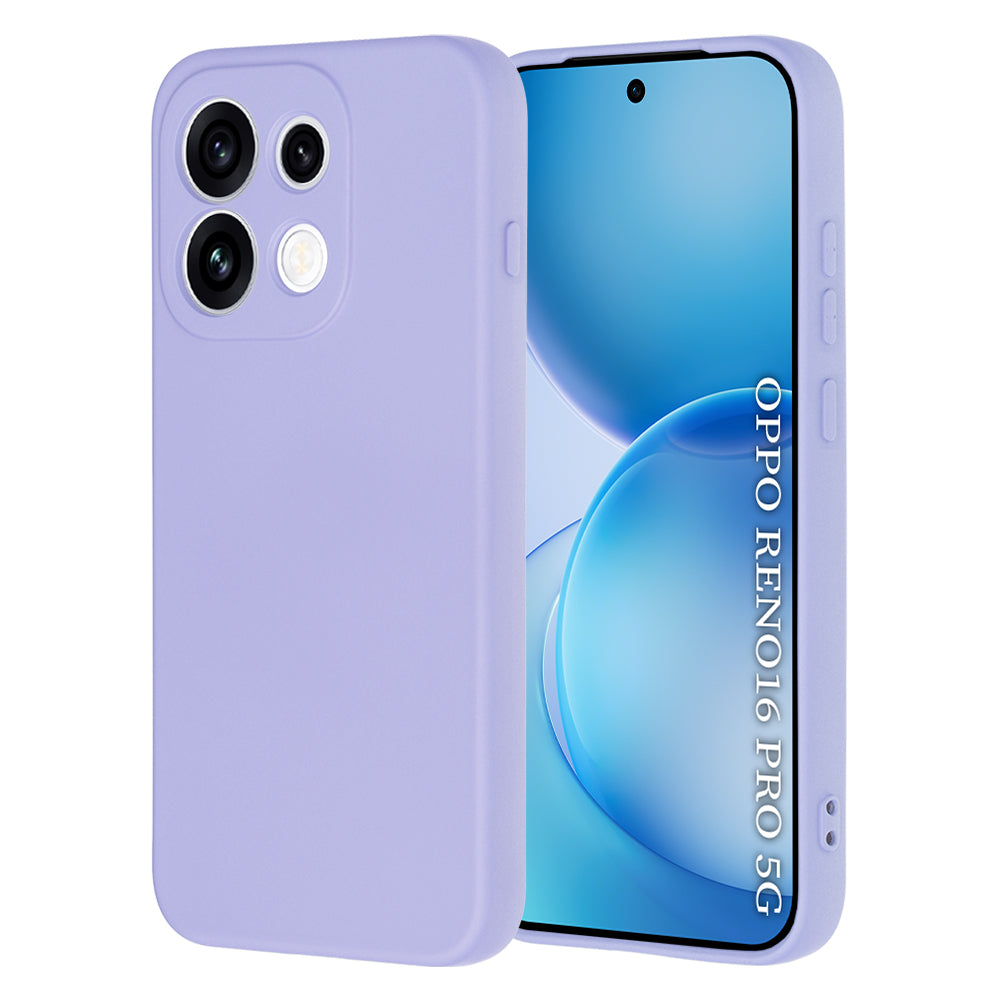 Coque pour Oppo Reno16 Pro, Techsuit, SoftFlex, Violet Clair