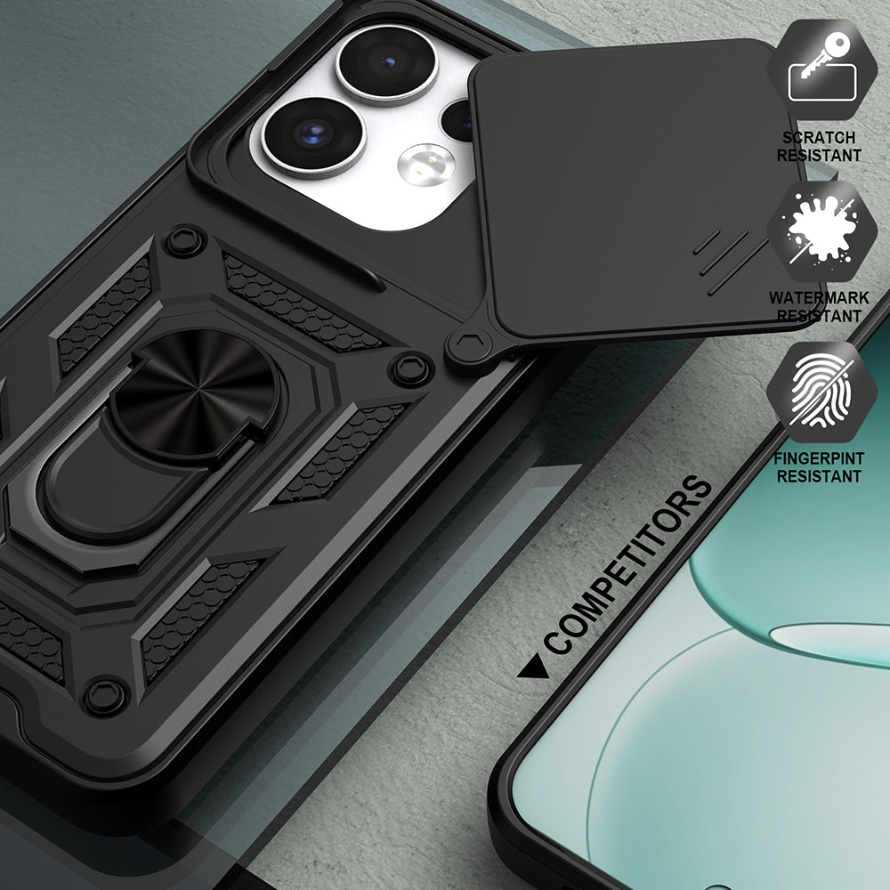 Coque pour Oppo Reno16 / Reno16 Pro, Techsuit, CamShield, Bleue