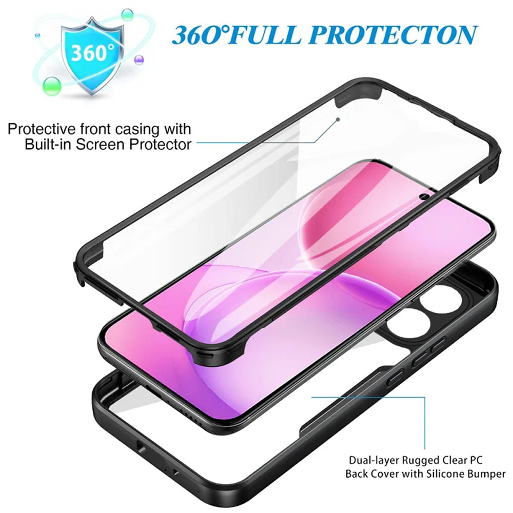 Coque pour Oppo Reno16 / Reno16 Pro, Techsuit, ColorVerse 360, Violet