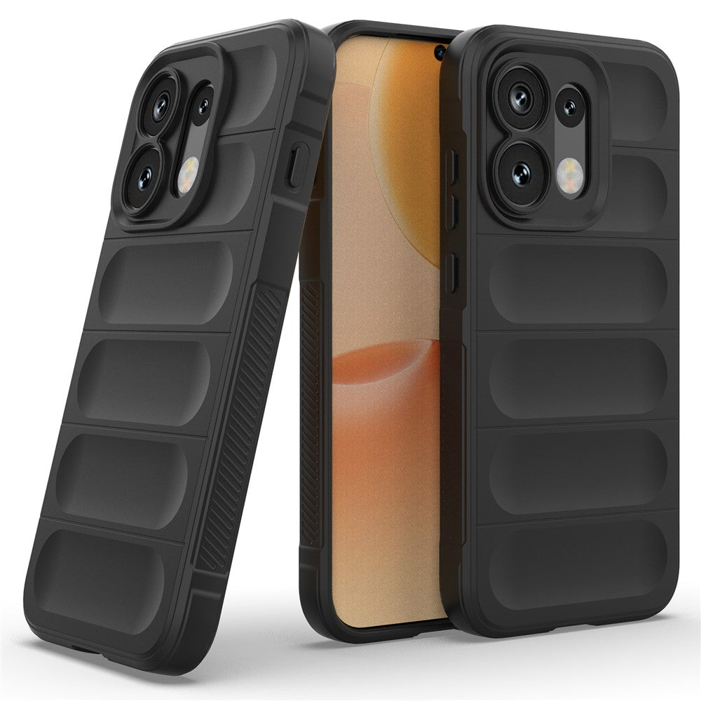 Coque pour Oppo Reno16 / Reno16 Pro, Techsuit, Magic Shield, Noire