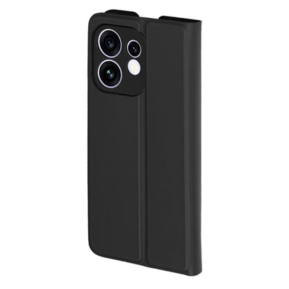 Coque pour Oppo Reno16, Techsuit, Magskin Book, Noire