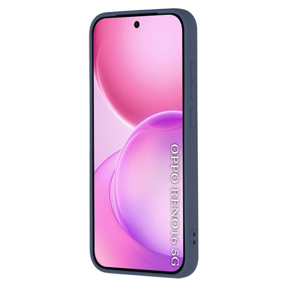 Coque pour Oppo Reno16, Techsuit, SoftFlex, Bleu marine
