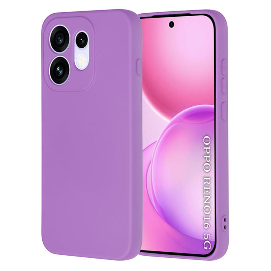 Coque pour Oppo Reno16, Techsuit, SoftFlex, Violet
