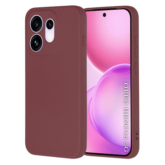 Coque pour Oppo Reno16, Techsuit, SoftFlex, Bordeaux