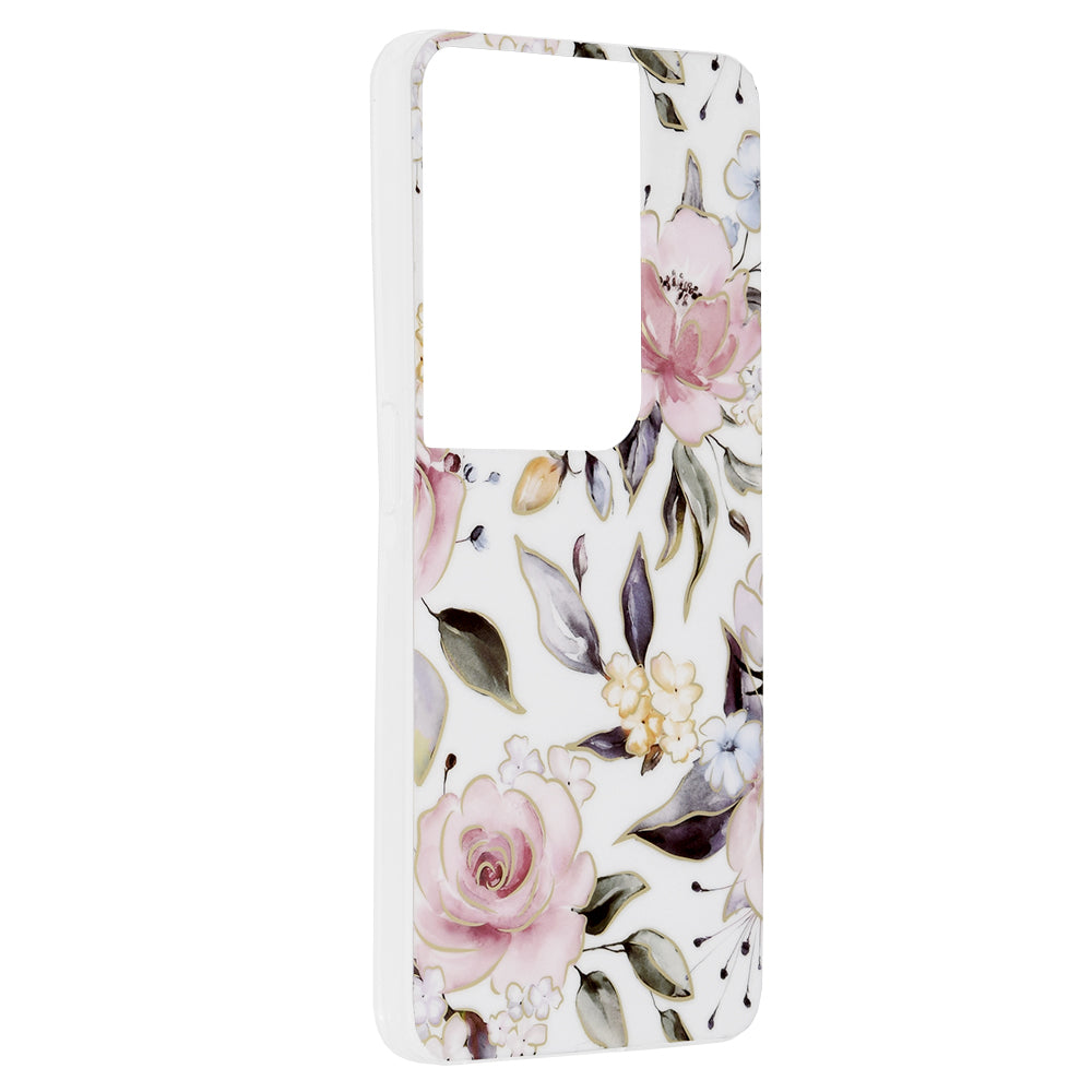 Coque pour Oppo Reno8 Pro, Techsuit, Marble, Blanche