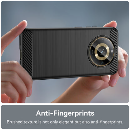 Hülle für Realme 11 4G, Techsuit, Carbon, Schwarz