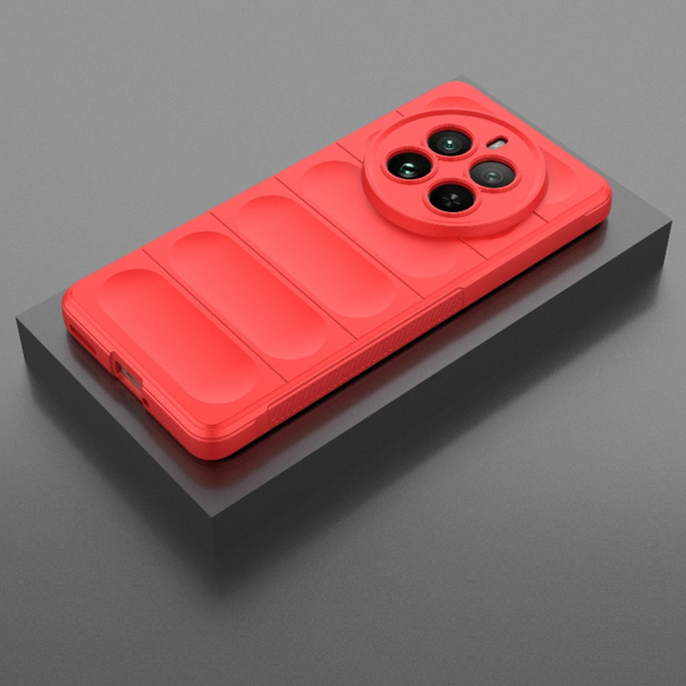 Coque pour Realme 12 Pro / 12 Pro+, Techsuit, Magic Shield, Rouge