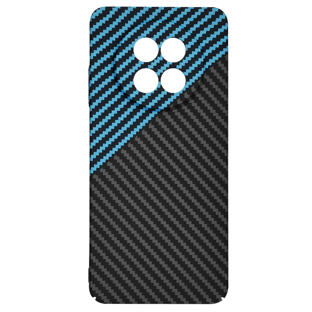 Hülle für Realme 12x / 12, Techsuit, Carbonite FiberShell, Schwarz Blau