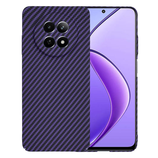 Hülle für Realme 12x / 12, Techsuit, Carbonite FiberShell, Lila