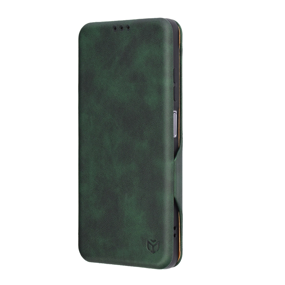 Coque pour Realme 12x / 12, Techsuit, Safe Wallet Plus, Vert