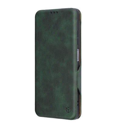 Coque pour Realme 12x / 12, Techsuit, Safe Wallet Plus, Vert