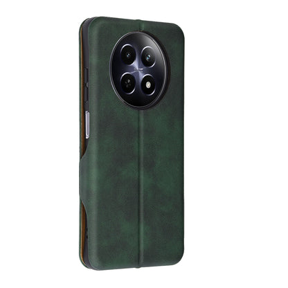 Coque pour Realme 12x / 12, Techsuit, Safe Wallet Plus, Vert