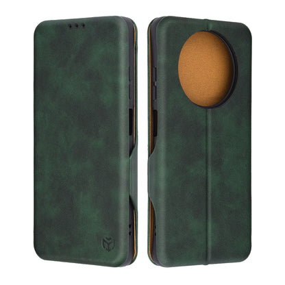 Coque pour Realme 12x / 12, Techsuit, Safe Wallet Plus, Vert