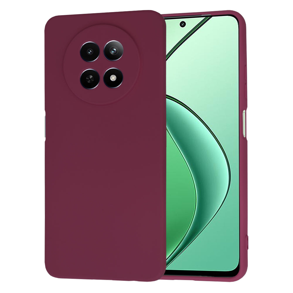 Case for Realme 12x / 12, Techsuit, SoftFlex, Burgundy