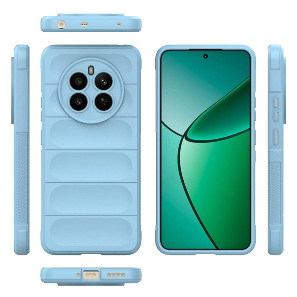 Coque pour Realme 13 4G / 12 4G / 12+, Techsuit, Magic Shield, Bleu