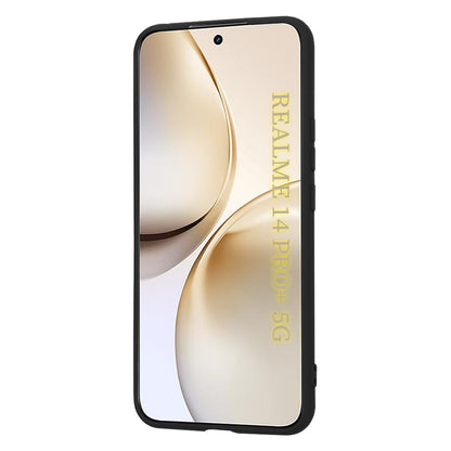 Coque pour Realme 14 Pro+, Techsuit, SoftFlex, Noire