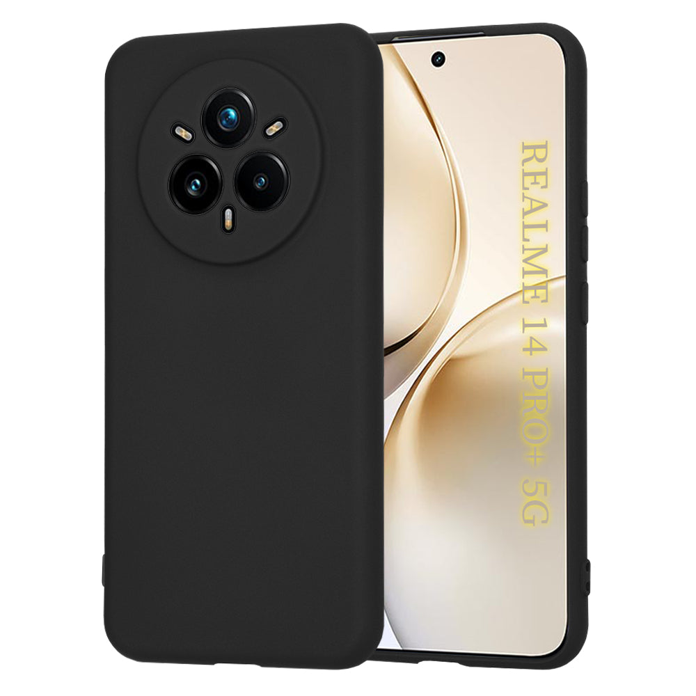 Coque pour Realme 14 Pro+, Techsuit, SoftFlex, Noire