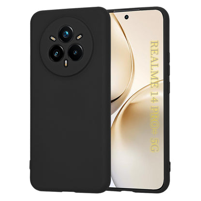 Coque pour Realme 14 Pro+, Techsuit, SoftFlex, Noire