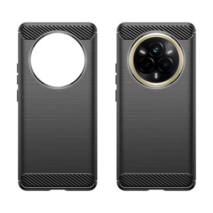 Coque pour Realme 14 Pro, Techsuit, Carbone, Noire