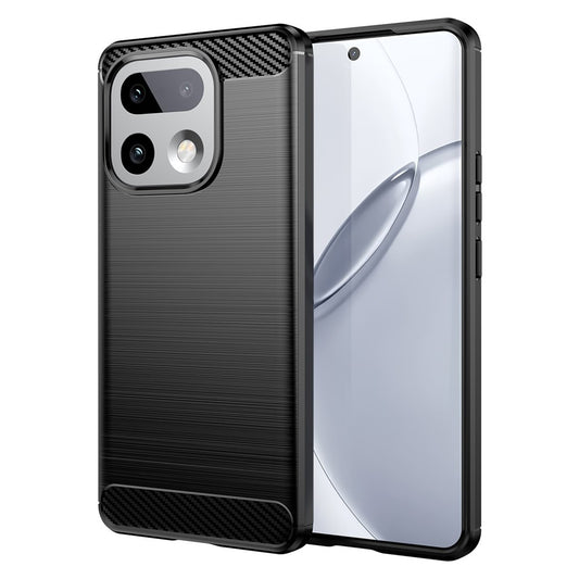 Housse pour Realme 16 Pro+, Techsuit, Carbone, Noire