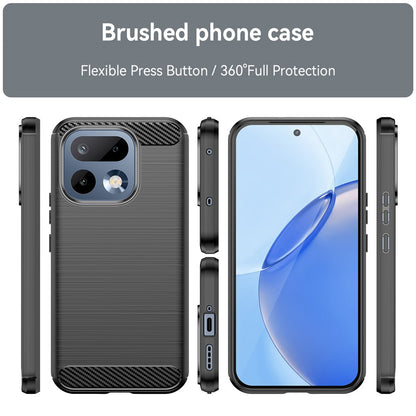 Housse pour Realme 16 Pro, Techsuit, Carbone, Noire