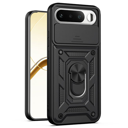 Hülle für Realme 16, Techsuit, CamShield, Schwarz