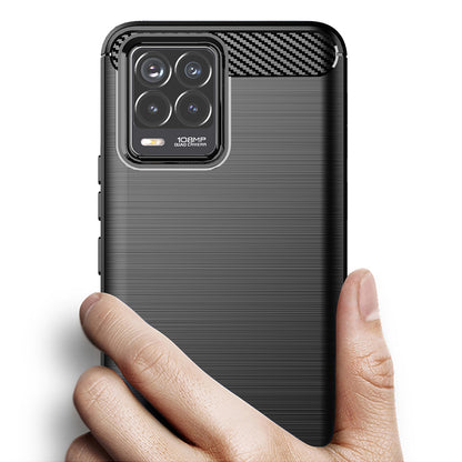 Coque pour Realme 8 Pro / 8, Techsuit, Carbone, Noire