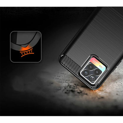 Coque pour Realme 8 Pro / 8, Techsuit, Carbone, Noire