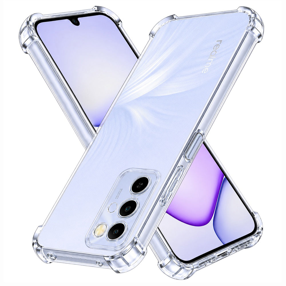 Hülle für Realme C100 5G, Techsuit, stoßfest klar, transparent