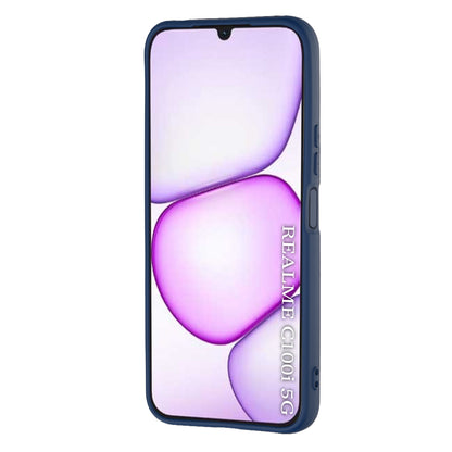 Case for Realme C100 5G, Techsuit, SoftFlex, Navy Blue