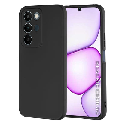 Hülle für Realme C100 5G, Techsuit, SoftFlex, Schwarz