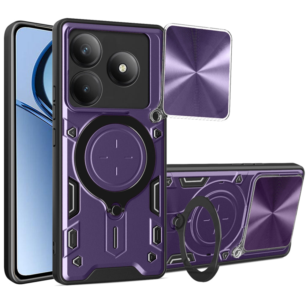 Coque pour Realme C63 / C61, Techsuit, CamGuard Pro, Violet