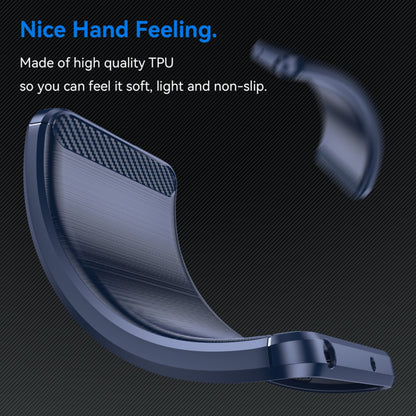 Coque pour Realme C63 / C61, Techsuit, Carbone, Bleue