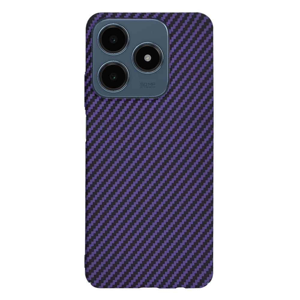 Coque pour Realme C63 / C61, Techsuit, Carbonite FiberShell, Violet