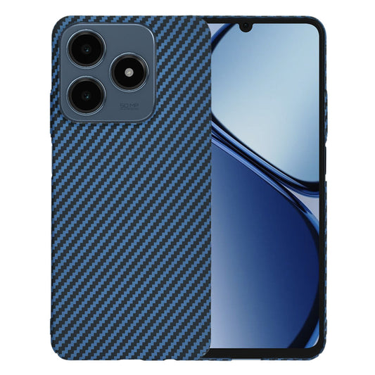 Coque pour Realme C63 / C61, Techsuit, Carbonite FiberShell, Turquoise