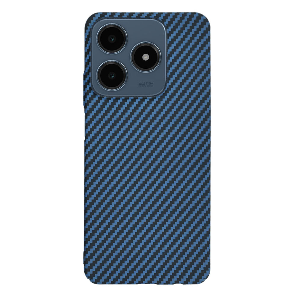 Coque pour Realme C63 / C61, Techsuit, Carbonite FiberShell, Turquoise