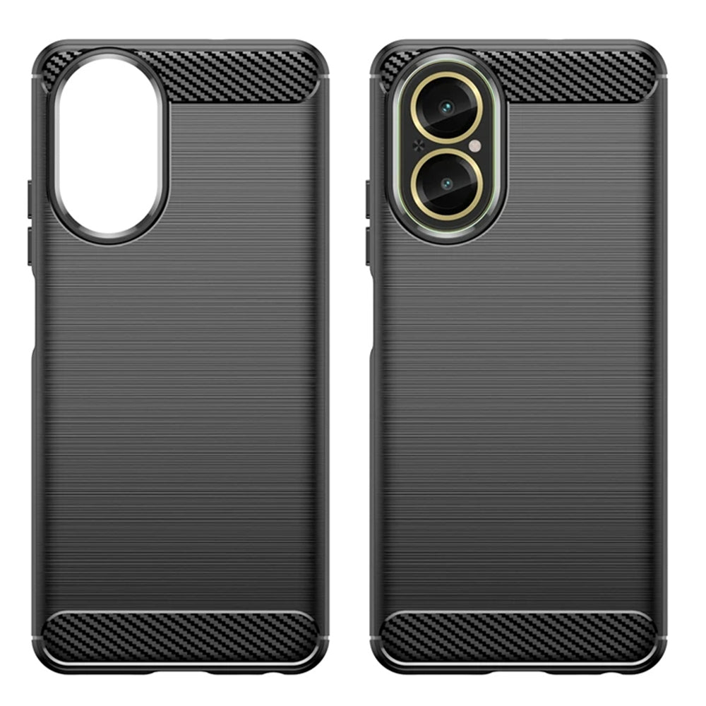 Coque pour Realme C67 4G, Techsuit, Carbone, Noire
