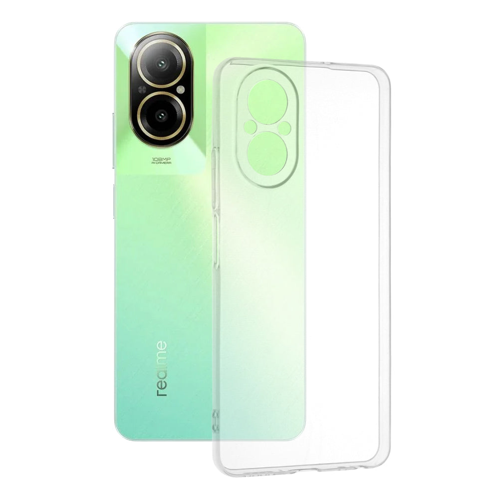Coque pour Realme C67 4G, Techsuit, Claire, Transparente