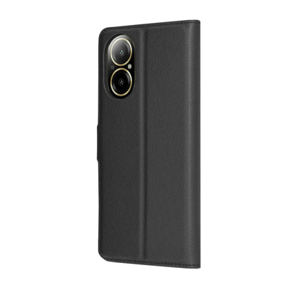 Coque pour Realme C67 4G, Techsuit, Leather Folio, Noire