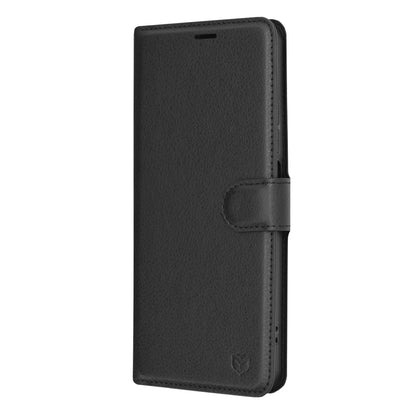 Coque pour Realme C67 4G, Techsuit, Leather Folio, Noire
