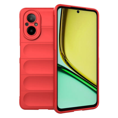 Coque pour Realme C67 4G, Techsuit, Magic Shield, Rouge