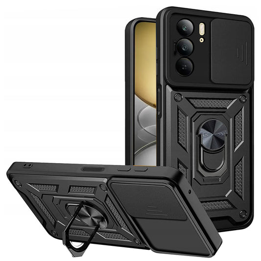 Coque pour Realme C75 5G / 14x, Techsuit, CamShield, Noire