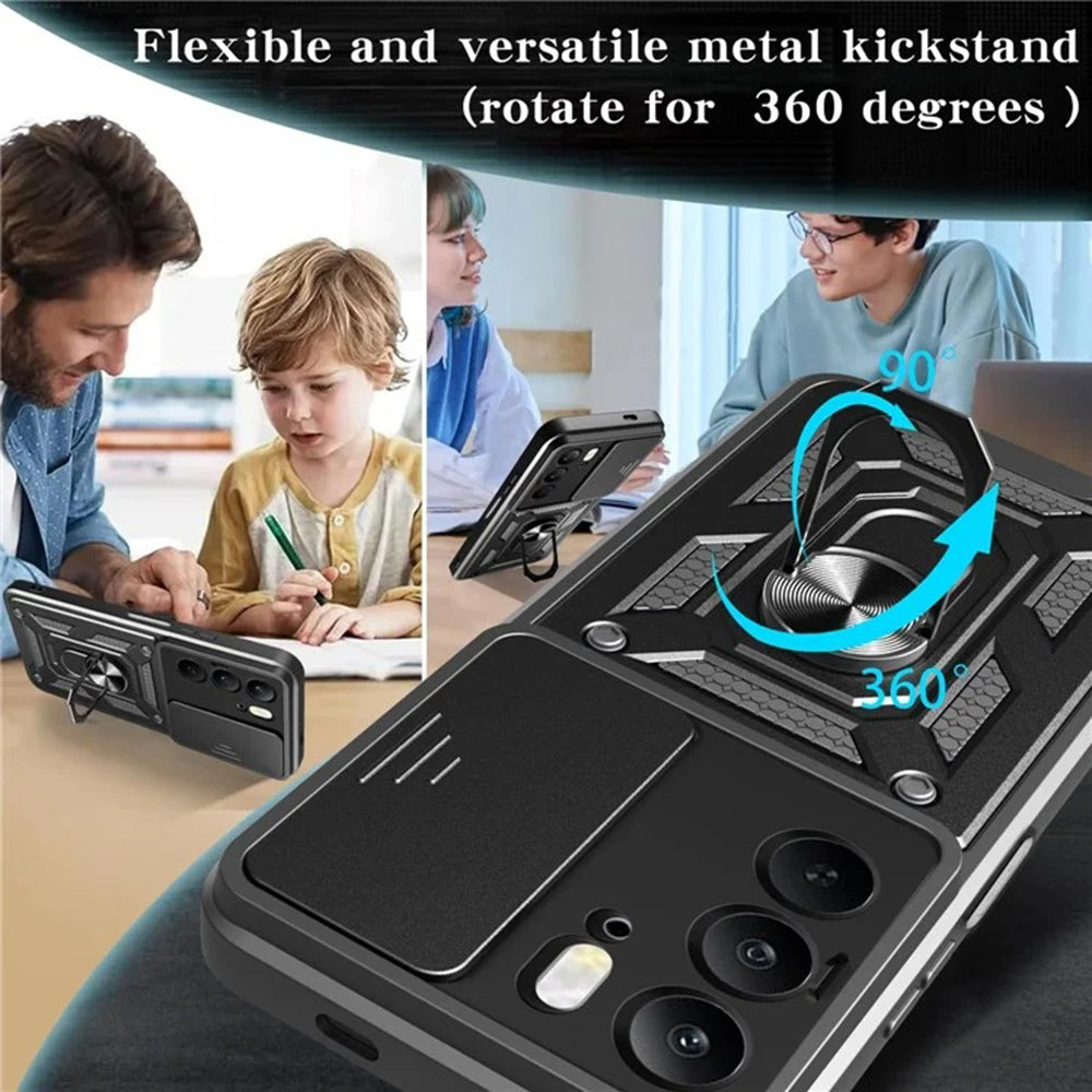 Coque pour Realme C75 5G / 14x, Techsuit, CamShield, Noire