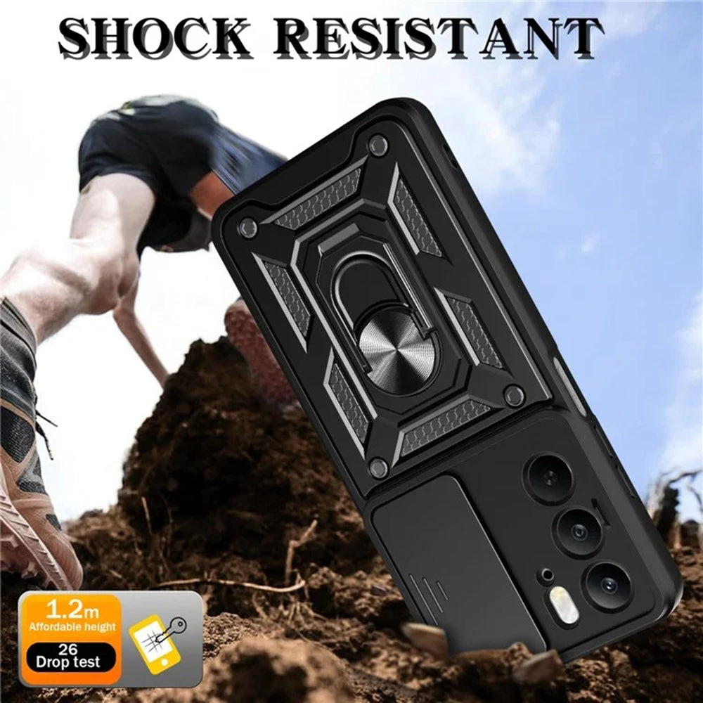 Coque pour Realme C75 5G / 14x, Techsuit, CamShield, Noire