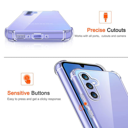 Coque pour Realme C75 5G, Techsuit, Antichoc Claire, Transparente