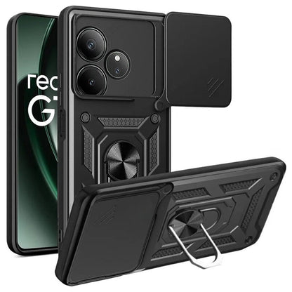 Hülle für Realme GT 6T / GT 6, Techsuit, CamShield, Schwarz